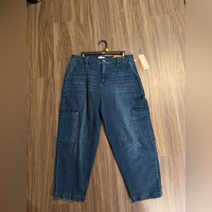 Sofia by Sofia Vergara Women's Blue Barrel Jeans size 14-NWT